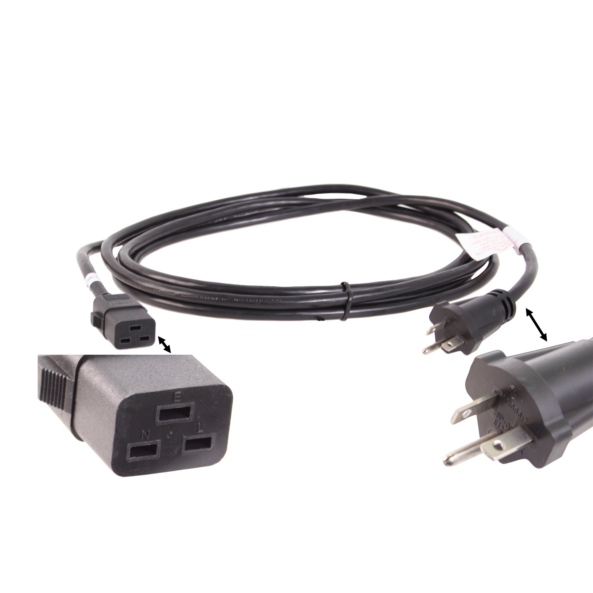 Power Cord, 110V, IEC320C20-NEM, StarTrac, 220-0278 | Sportsmith