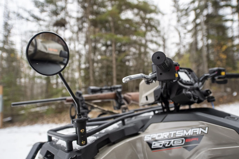 Polaris Sportsman / Sportsman Touring ATV Handlebar Rack Rearview