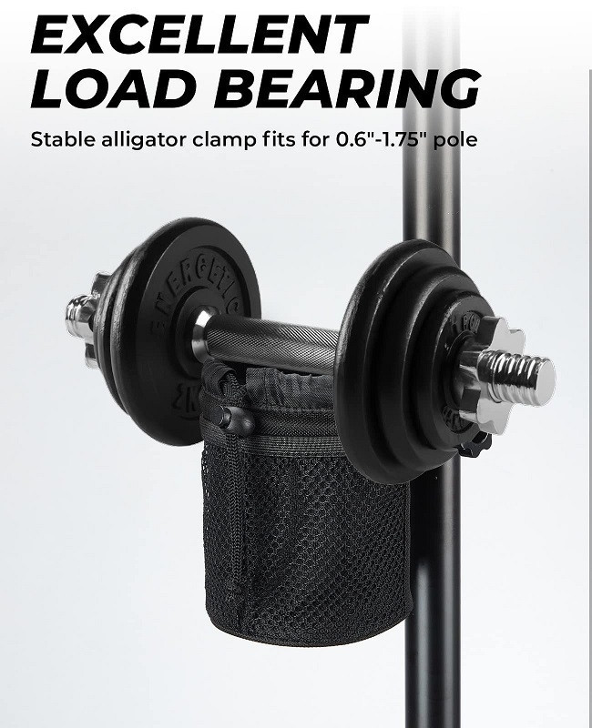 Convenient and Secure Polaris Cup Holder, with Alligator Clamp