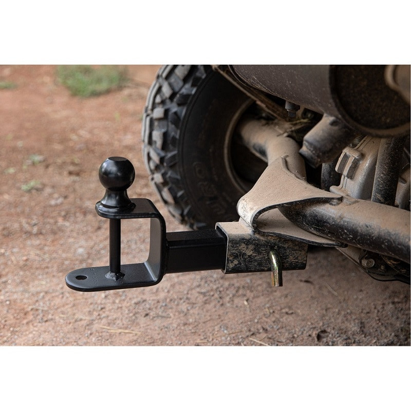 SKYMIRO 3-in-1 ATV/UTV Multi Hitch Mount – 1-1/4" Solid Shank With 2" Ball Hitch, Heavy Duty Steel
