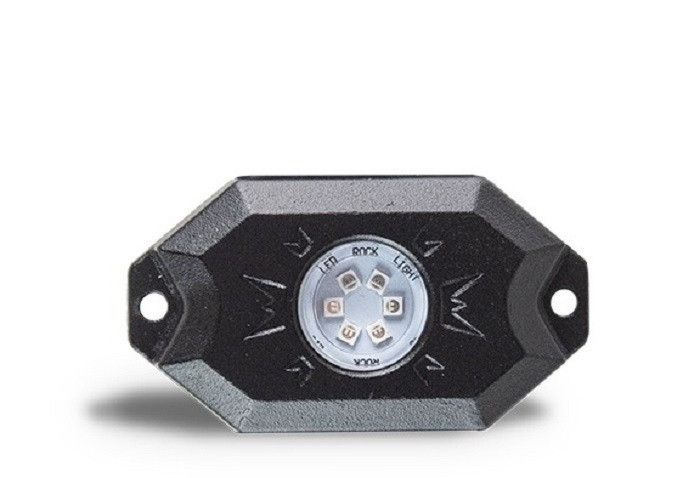 KEMIMOTO 4 Pods LED Rock Lights for Truck UTV, APP RF Dual Control Underglow Multicolor Neon