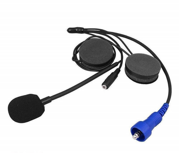 Polaris Sportsman / Sportsman Touring Offroad Wired Helmet Kit with Alpha Audio Speakers Mic & 3.5mm Earbud Jack by Rugged Radios