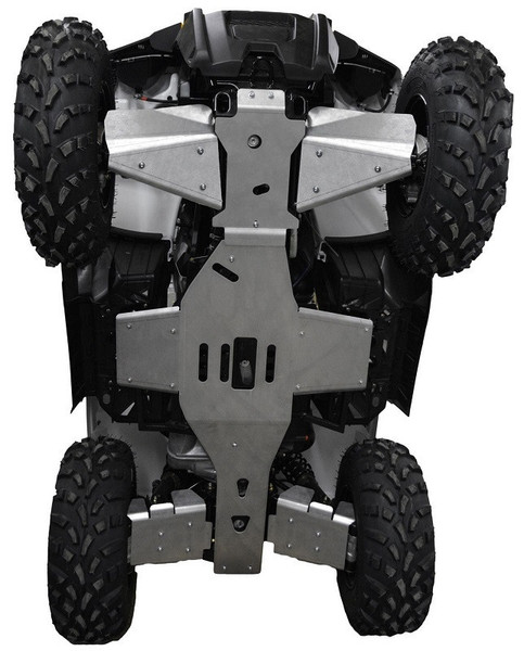 Polaris Sportsman Touring 570 7-Piece Complete Aluminum Skid Plate Set by Ricochet