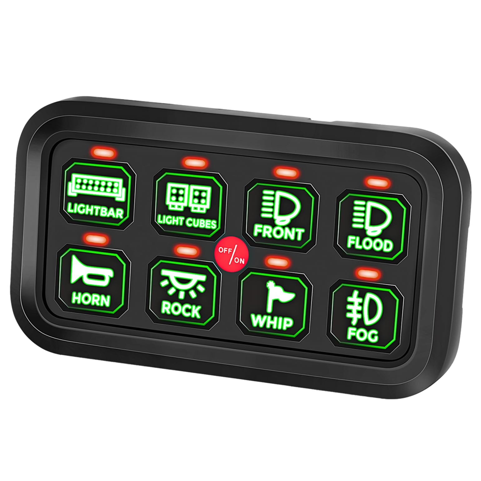 Polaris Sportsman 12-24V 8 Gang Switch Panel by Kemimoto Polaris Sportsman 12-24V 8 Gang Switch Panel by Kemimoto
