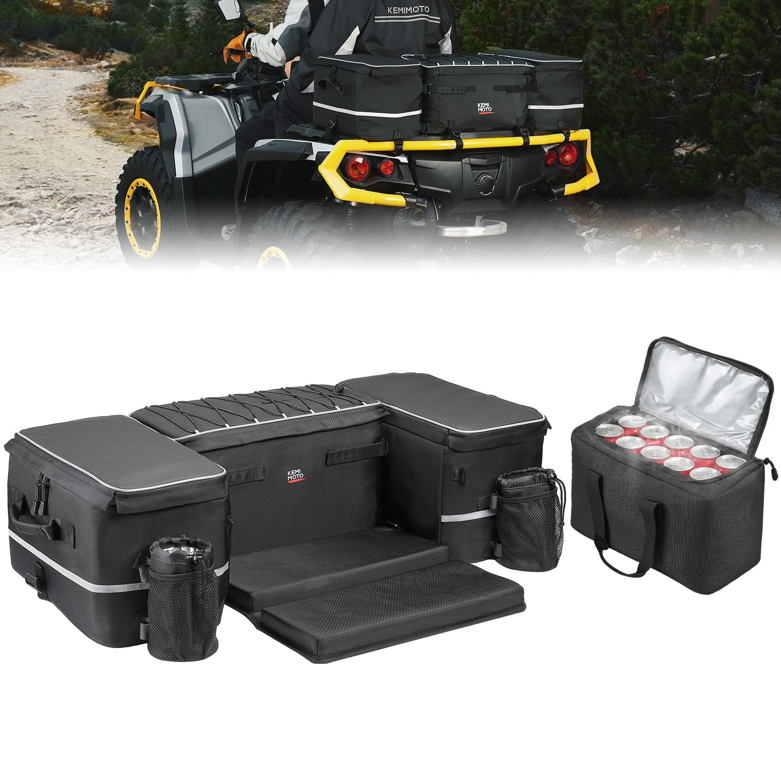 Polaris Sportsman 71L Rear Seat Storage Bag with Cooler
