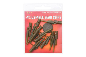 ESP - Adjustable Lead Clips Weedy Green