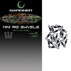 Gardner - Covert Mini Rig Swivels Size 12