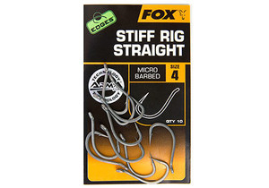 FOX - Edges Stiff Rig Straight Hooks