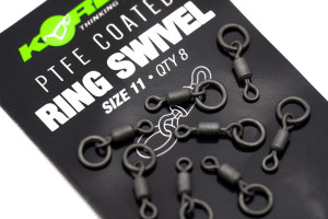 Korda PTFE Coated Ring Swivels size 11