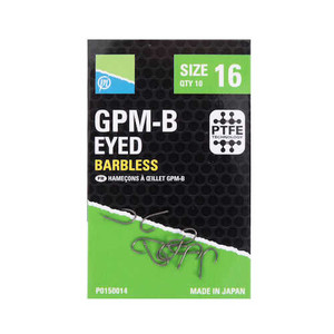 Preston Innovations GPM-B Eyed Barbless Hooks