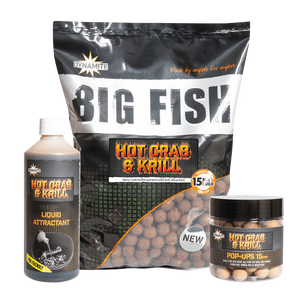 Dynamite Baits Big Fish Hot Crab & Krill Shelf life Boilies 1kg