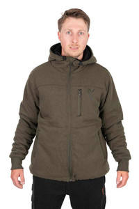 FOX Collection Sherpa Green & Black Jacket