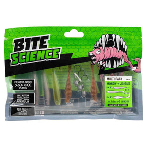 Bite Science Minnow + Jigheads 1/8oz #2