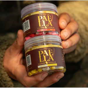 One More Cast Paella Boosted Fluoro Dumbell Wafters 10x14mm