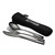 CarpLife Black Etched Stainless Steel Cutlery Set