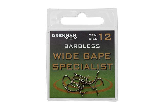 Drennan - Wide Gape Specialist Barbless Hooks