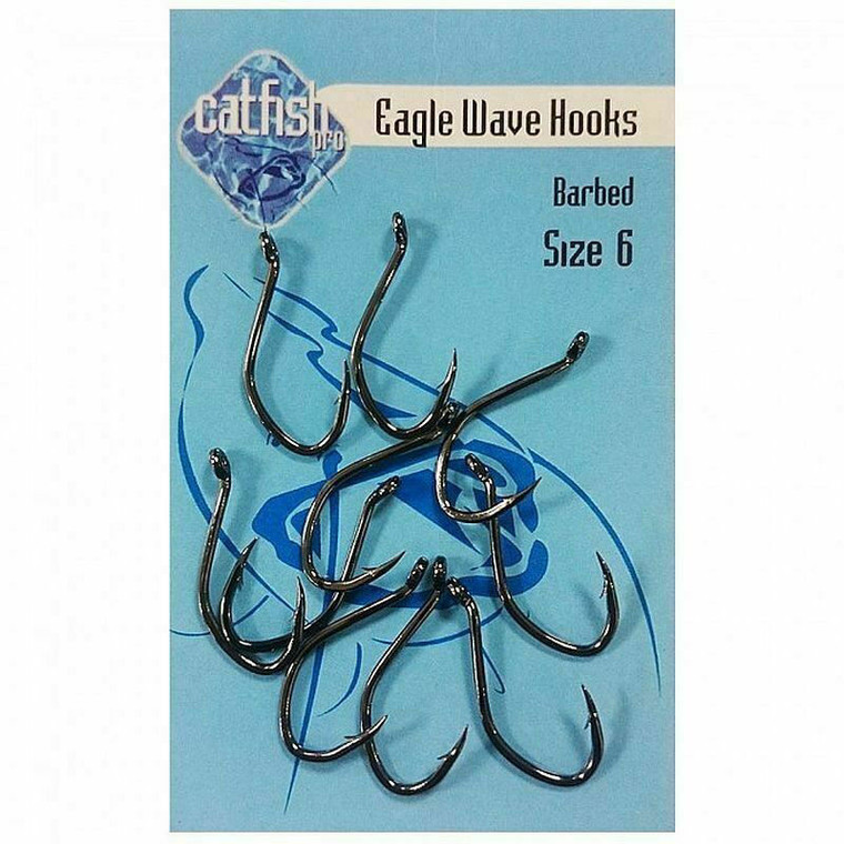 Catfish Pro Eagle Wave Hooks Barbed