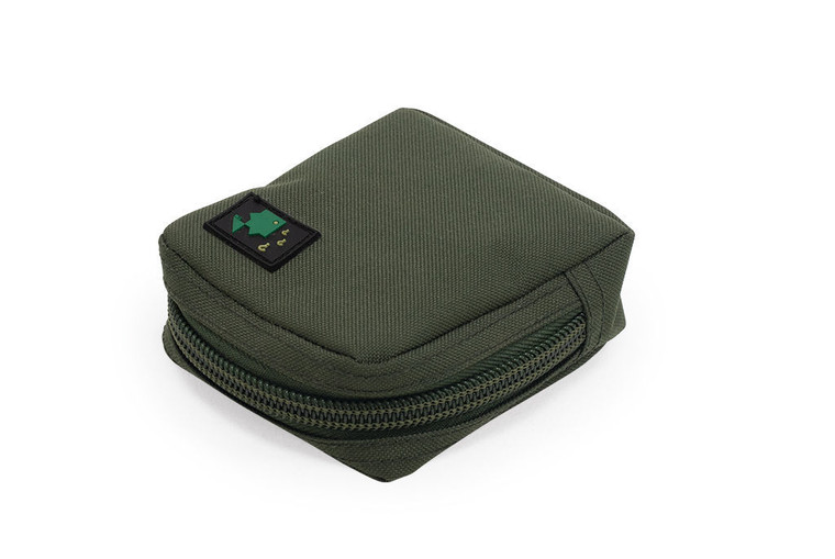 Thinking Anglers 600D Olive Solid Zip Pouch Medium