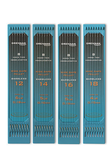 Drennan Hooks To Nylon Plate System Wide Gape Pellet