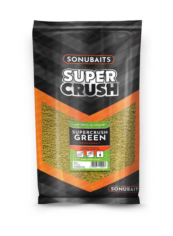 Sonubaits Supercrush Green Groundbait 2kg