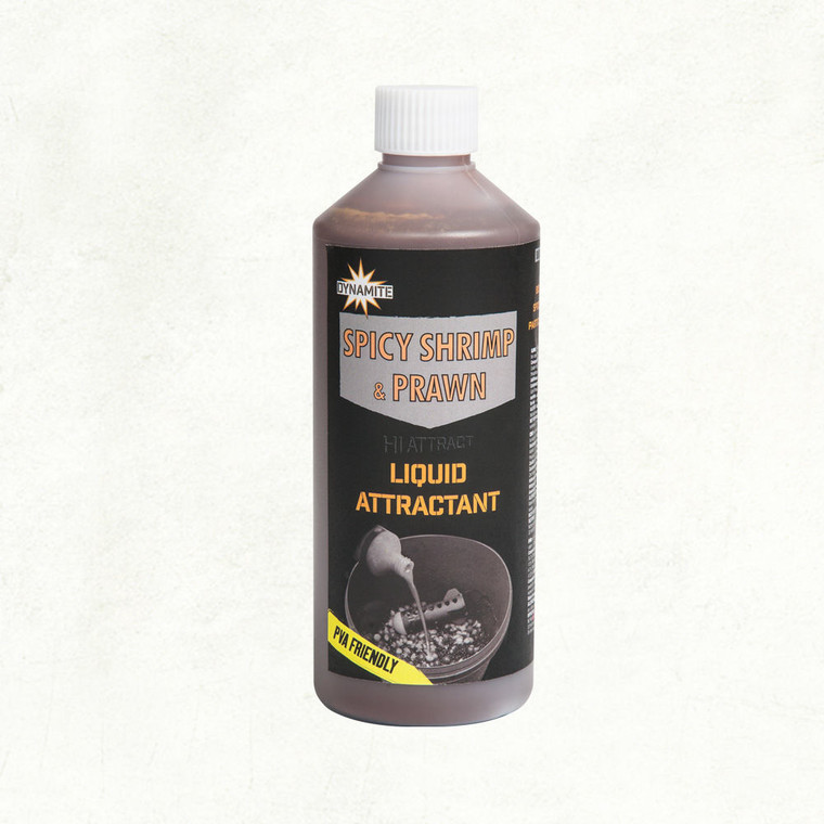 Dynamite Baits Spicy Shrimp & Prawn Liquid Attractant 500ml