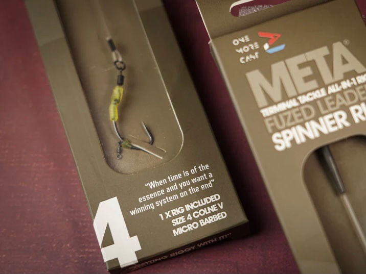 One More Cast Meta ALL-IN-1 FUZED LEADER LEAD CLIP CORNALINER SPINNER RIG