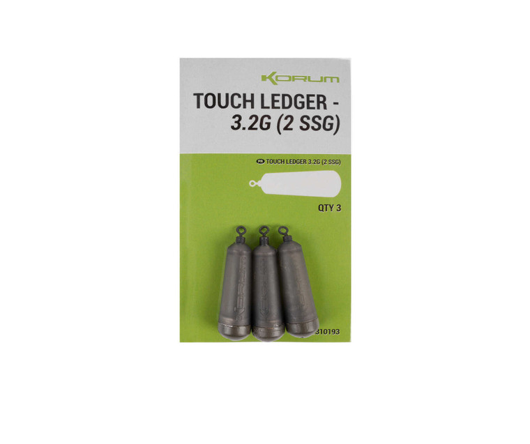Korum Touch Ledger 3.2g (2 SSG) 3pcs