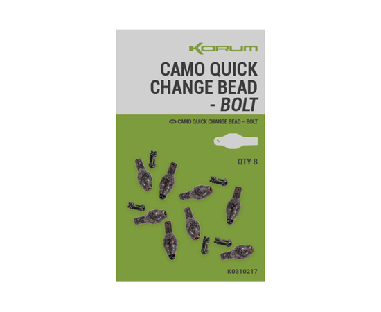 Korum Camo Quick Change Bolt Beads