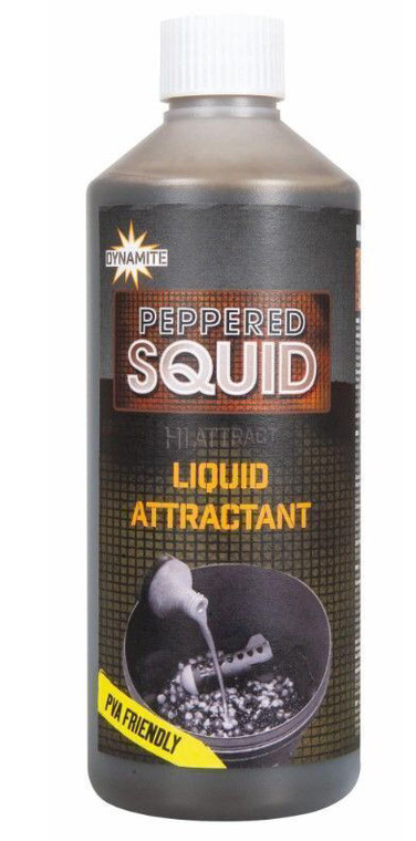 Dynamite Baits Big Fish Peppered Squid Liquid Attractant 500ml