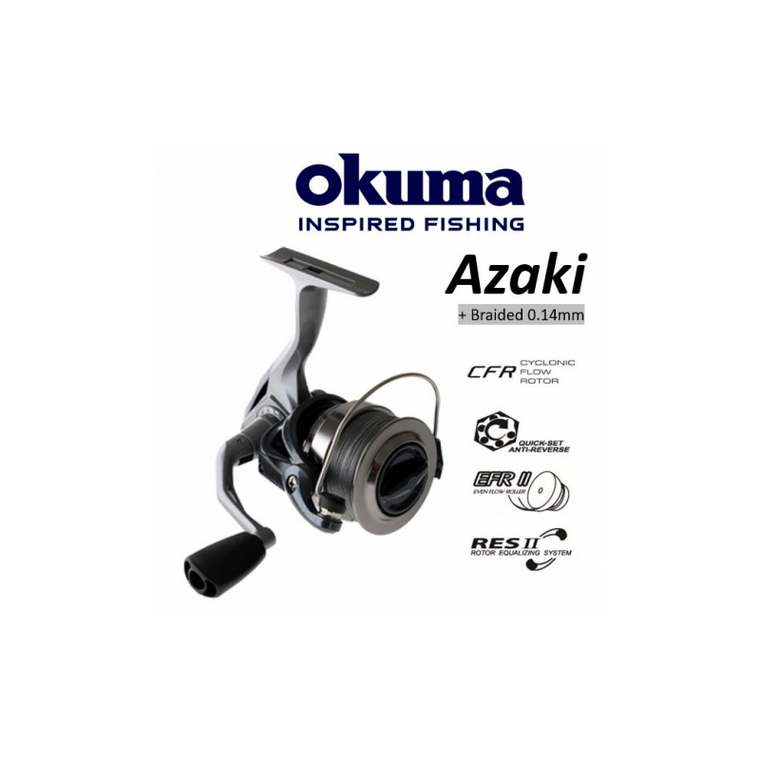 Okuma Azaki 30 Spinning Reel with Braid