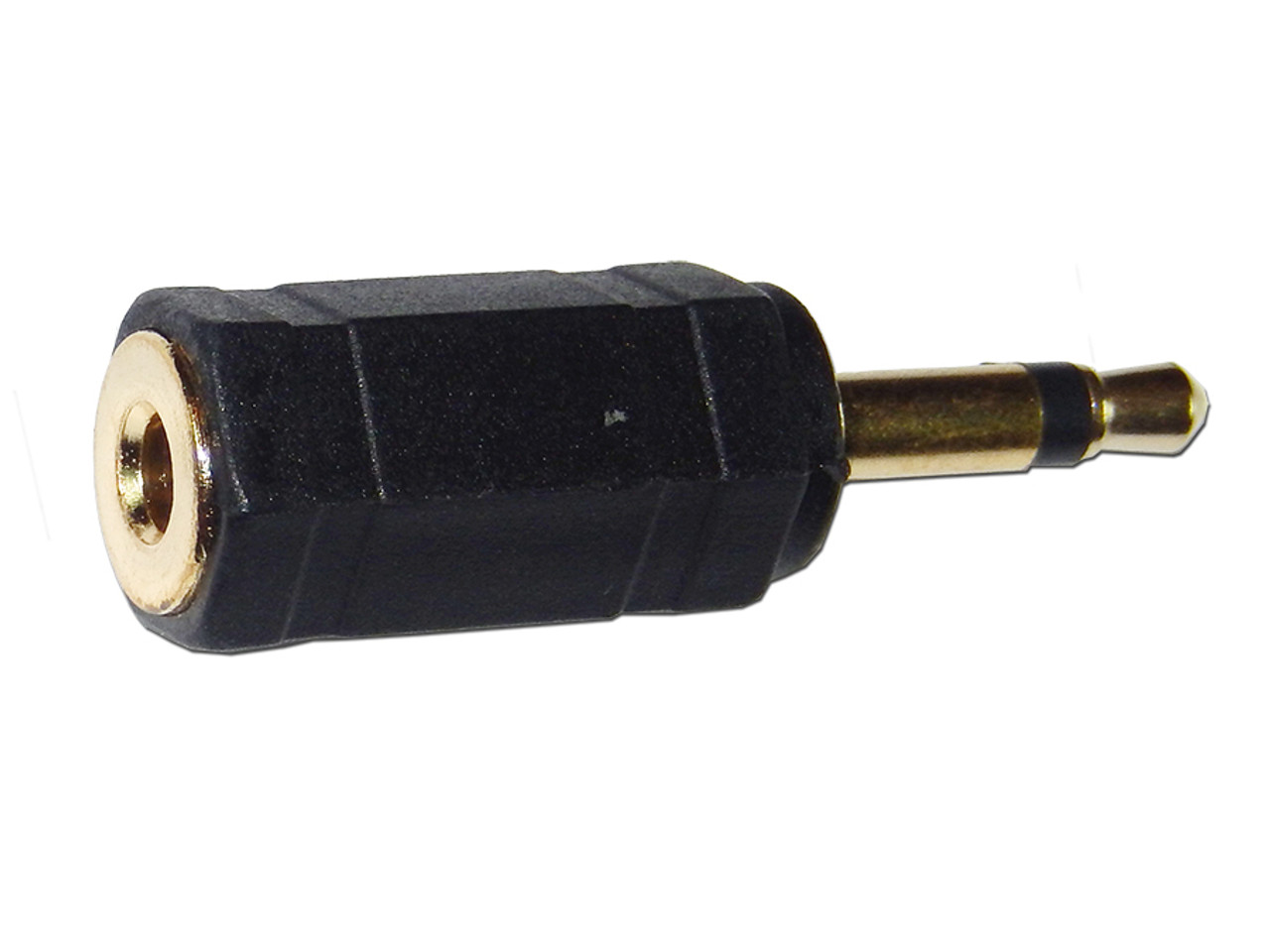 3.5mm 2-Cond Mono (Male Plug) to 3.5mm 3-Cond Stereo (Female Jack) Adapter