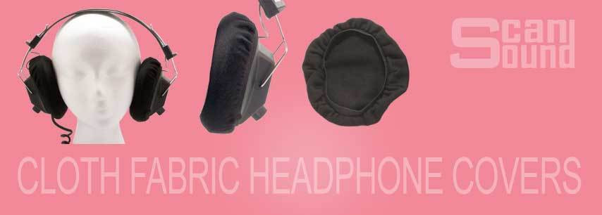 Reusable Cloth Fabric Headphone Covers