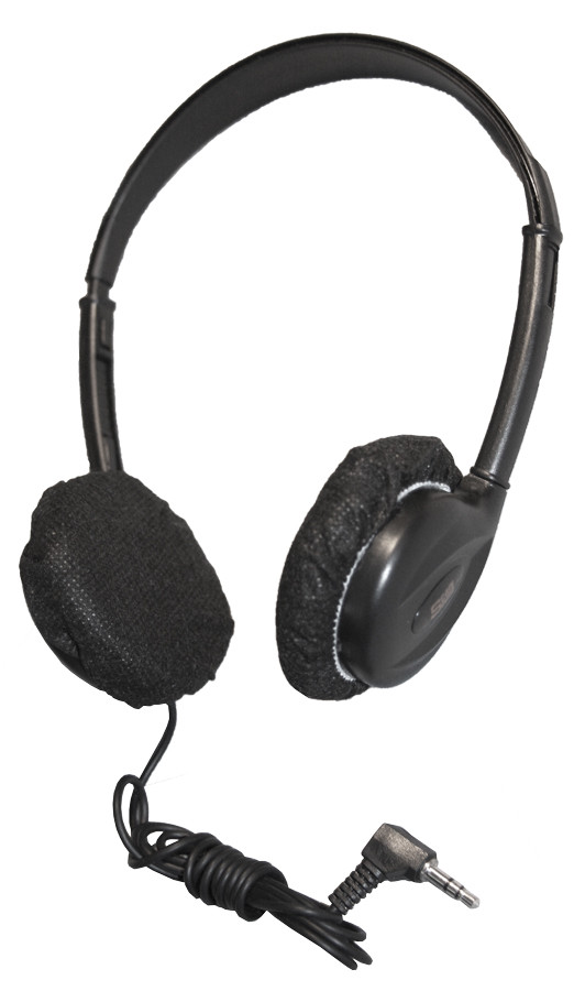 Small Sanitary Disposable Headphone Covers (Black), Bag of 100