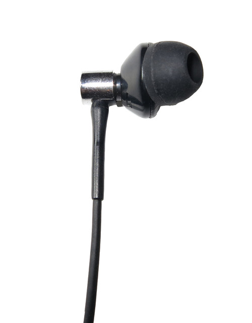 1-BUD Deluxe Right Single-Ear Stereo Earbud (for Right Ear), with 3 Sizes of Eartips and Zippered Earphone Carrying Case