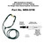Adapter with Stethoscope Style MRI Headphone
