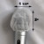 Medium Size Disposable Headphone Covers on Handheld Microphone