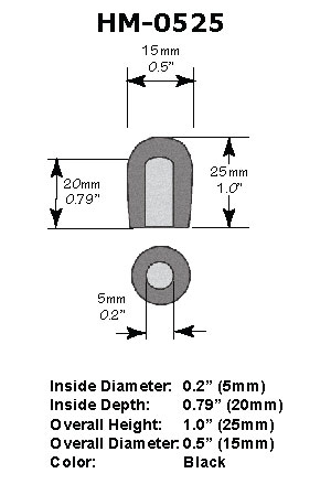 HM-0525 Headset Windscreen Specs