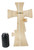 Western Wooden 3 Cross Multi Colored Wall Cross Decor 'Blessed'