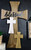 Western Wooden 3 Cross Multi Colored Wall Cross Decor 'Blessed'