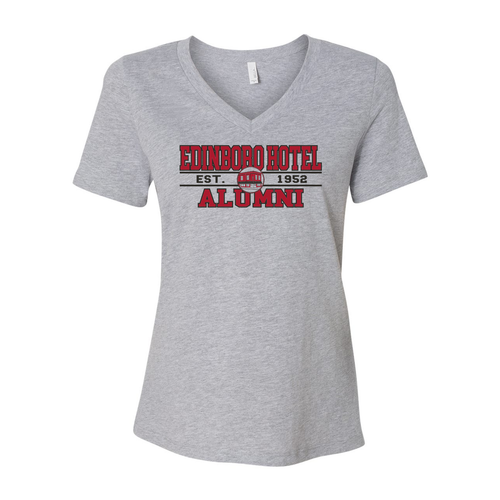 Alumni V-Neck: Ladies Grey