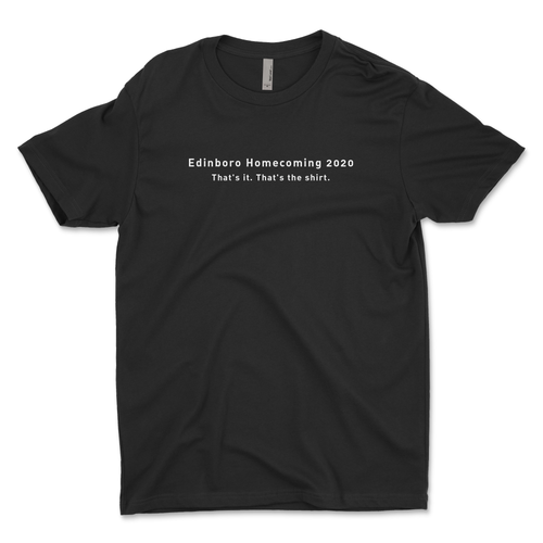 Homecoming 2020 Tee : Unisex Black