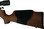 Accu-Riser Cp-5000S neoprene  cheek pad softens recoil to face
