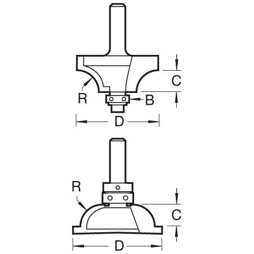Trend Shoulder scribe/profile set (CR/SSP1X1/4TC)