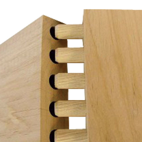 SKIR'CO (Pack Of 150) Wooden Dowels 10x30mm Grooved Wood Dowels Fluted Pins For Furniture Grooved Dowels - View #6