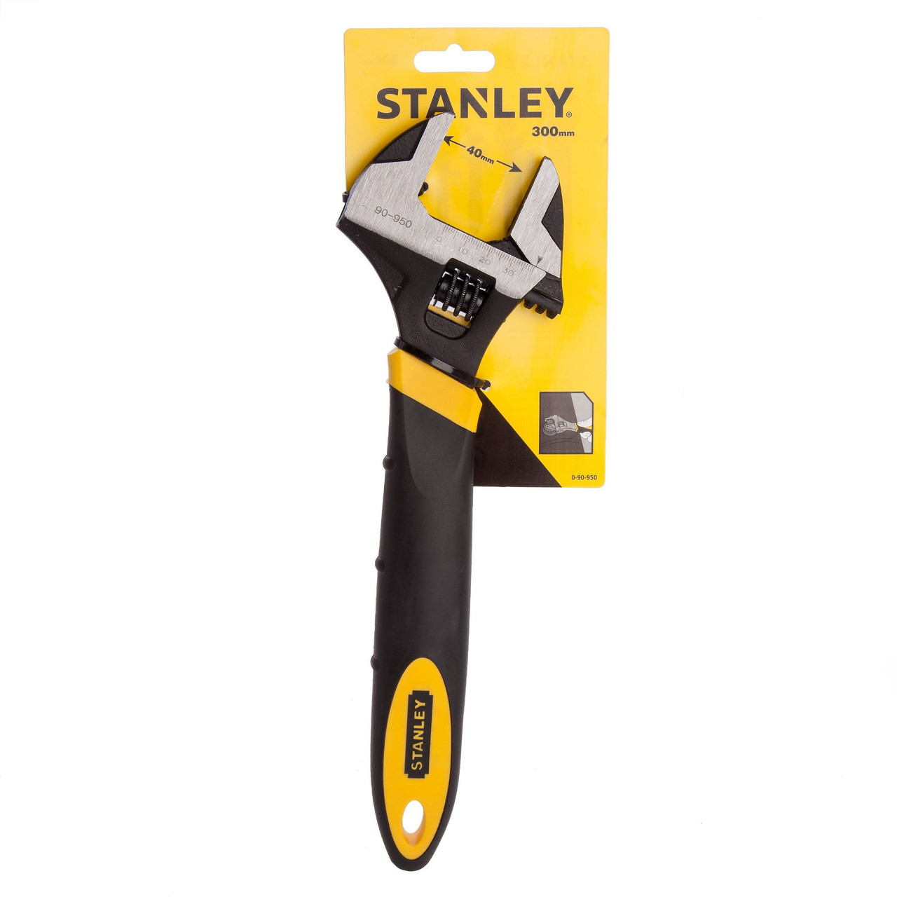 0-90-950 300mm Stanley 12in Adjustable MaxSteel / Wrench