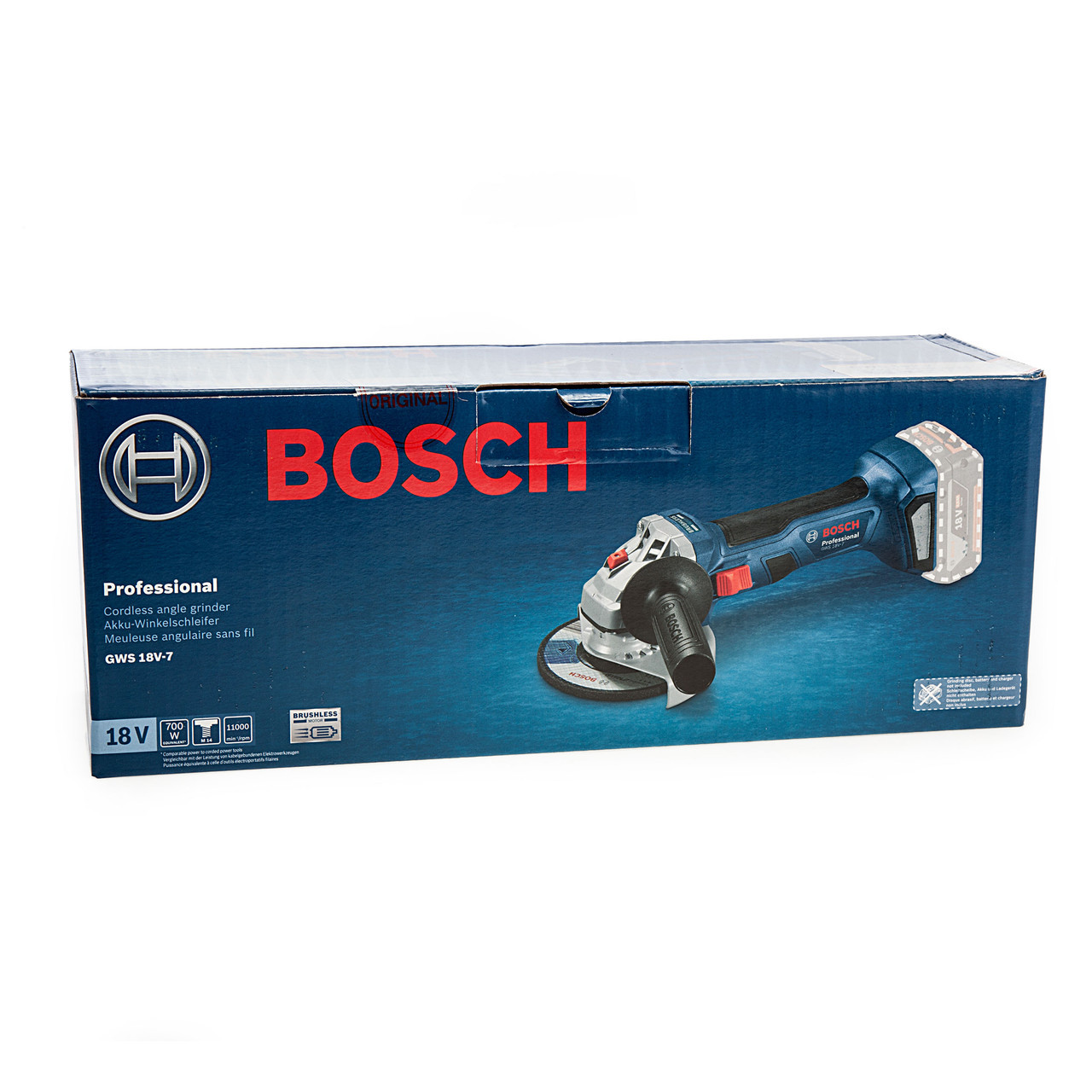 Bosch Professional - Meuleuse bosch gws 18v-10 - 115 mm (machine