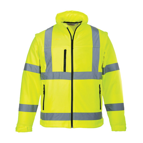 Hi-Vis 2-in-1 Softshell (3L) (Yellow)