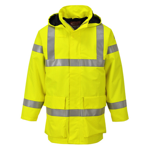 Bizflame Rain Hi-Vis Multi Lite Jacket (Yellow)