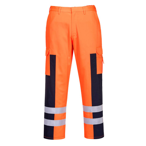 Hi-Vis Ballistic Service Trouser (Orange/Navy)