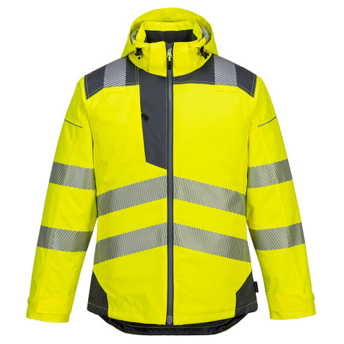 PW3 Hi-Vis Winter Jacket  (Yellow/Grey)